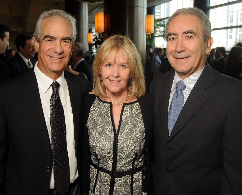 33 Robert Pickelner, from left, and Bunny and Ivan Edelman at the Guardian luncheon November 2013