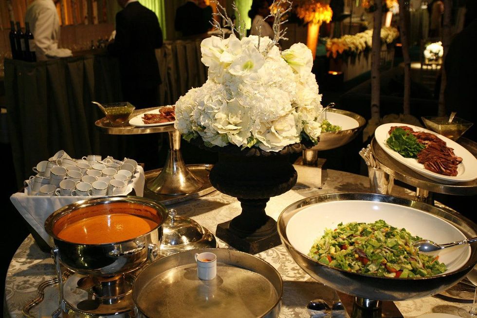 33 scene venue at the Texas Children's Ambassadors Holiday Party December 2013 food