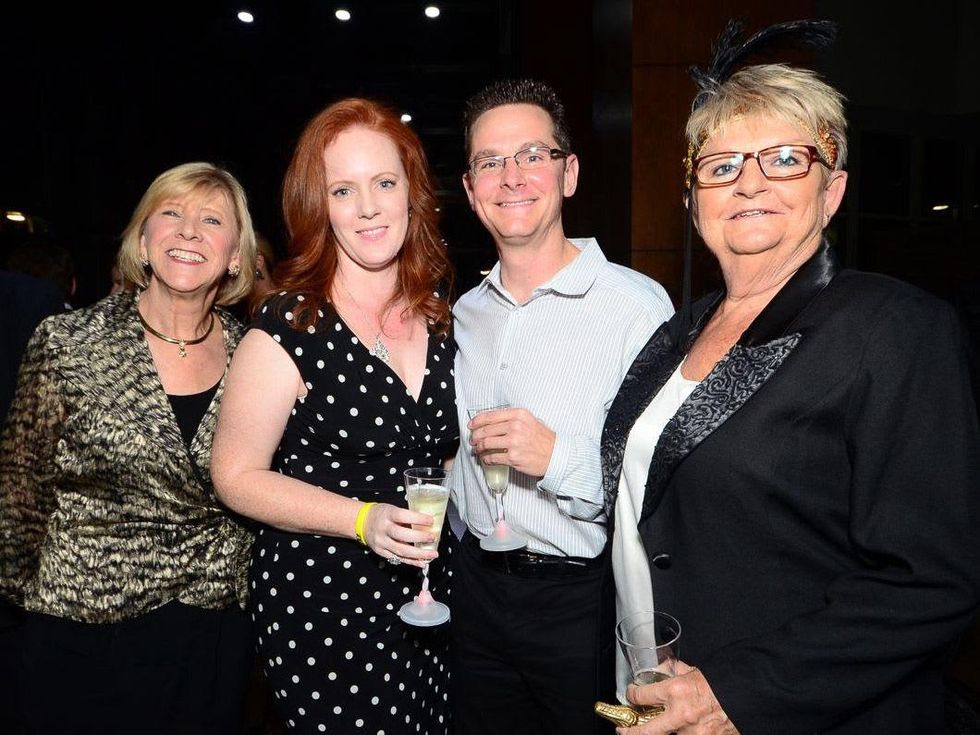 34 Marilyn Eiland, from left, Stacy Skala, Tim Owen and Nikki Owen