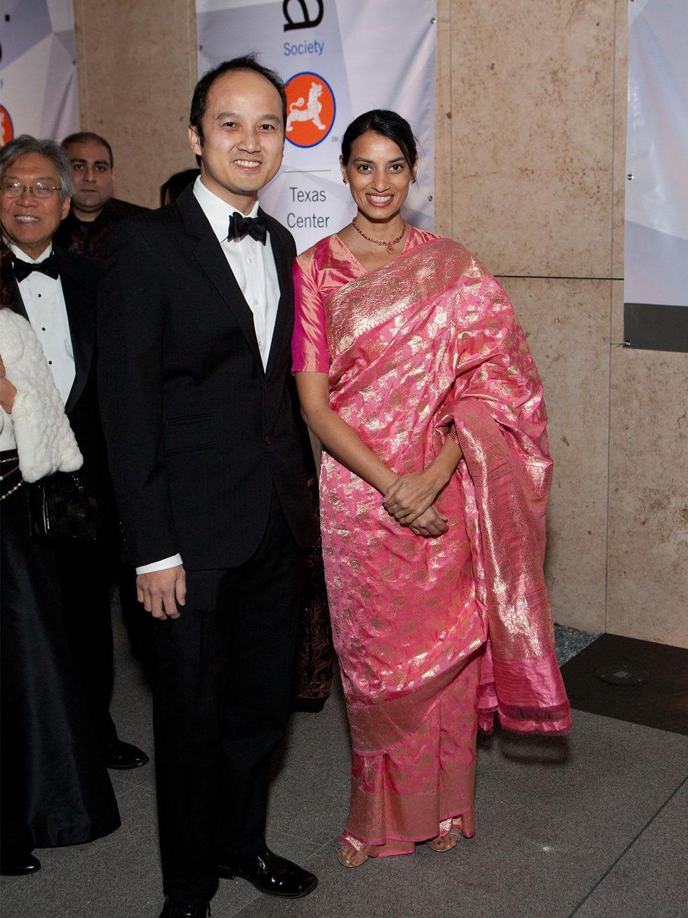 346 Huan Le and Rekha Le at Tiger Ball March 2014