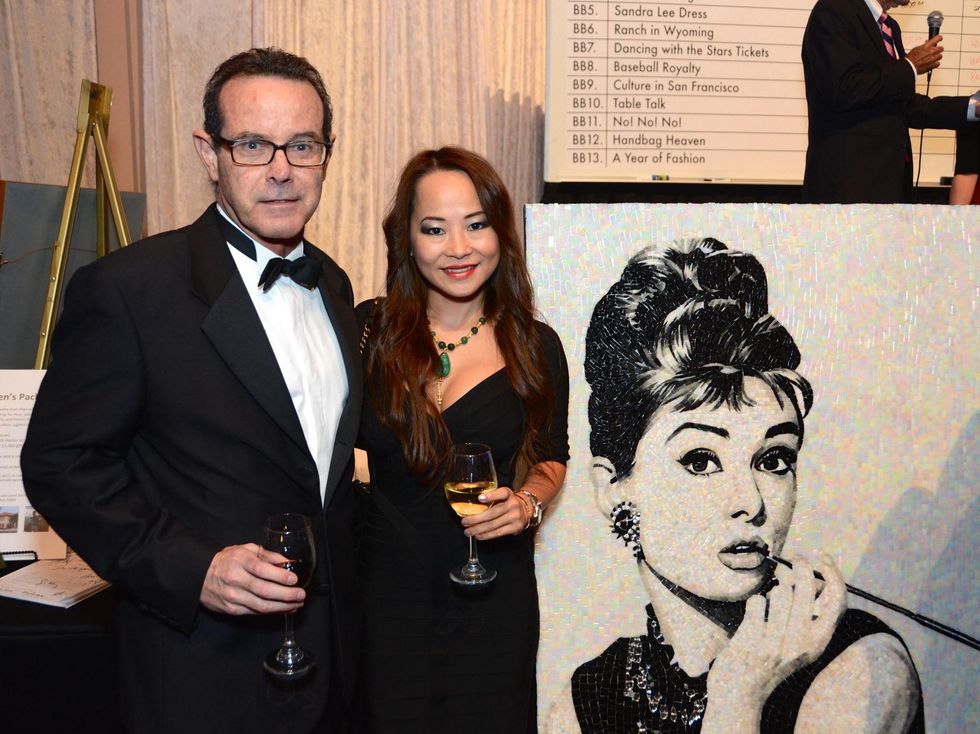 35 David Fink and Diane Nguyen at the UNICEF Gala October 2014