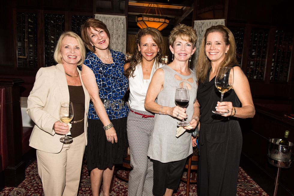 35 Houston Ballet Nutcracker kickoff September 2013 Dottie Erwin, Connie Reddy, Clemencia Larimore, Pam Staples, Mary Alice Parmet