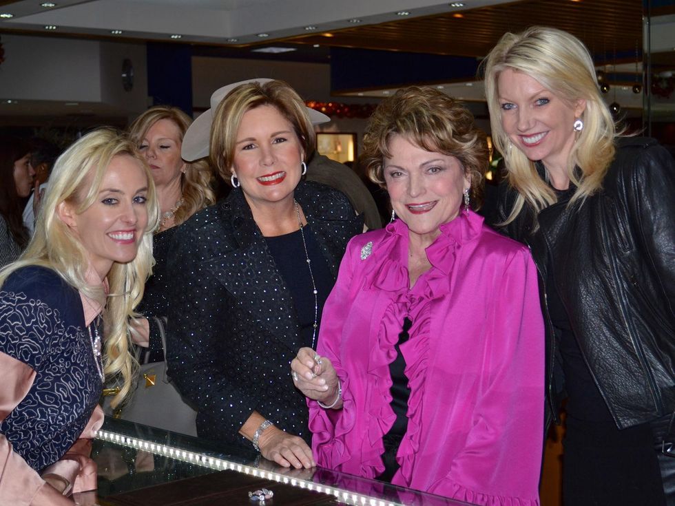 35 J.J. Williams, from left, Clare Jackson, Beth Wolf and Susan Vick at the Zadok Holiday Party December 2013