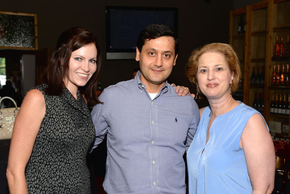 35 Ronda Suder, from left, Phillipe NAME and Judy Blake at the KNOWAutism Foundation reception September 2014