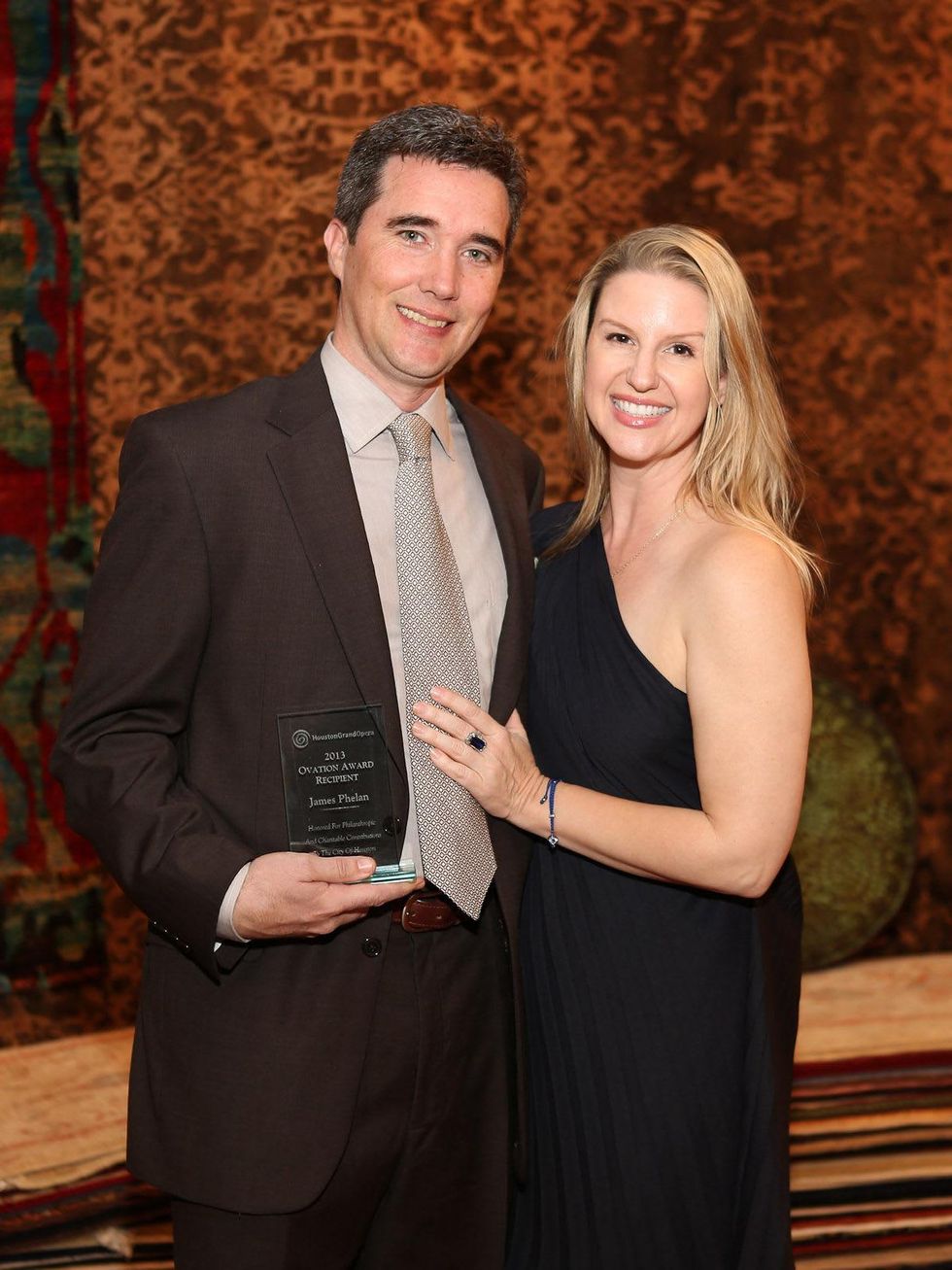 358, HGO Ovation Awards announcement and reception_March 2013, James Phelan, Lori Freese