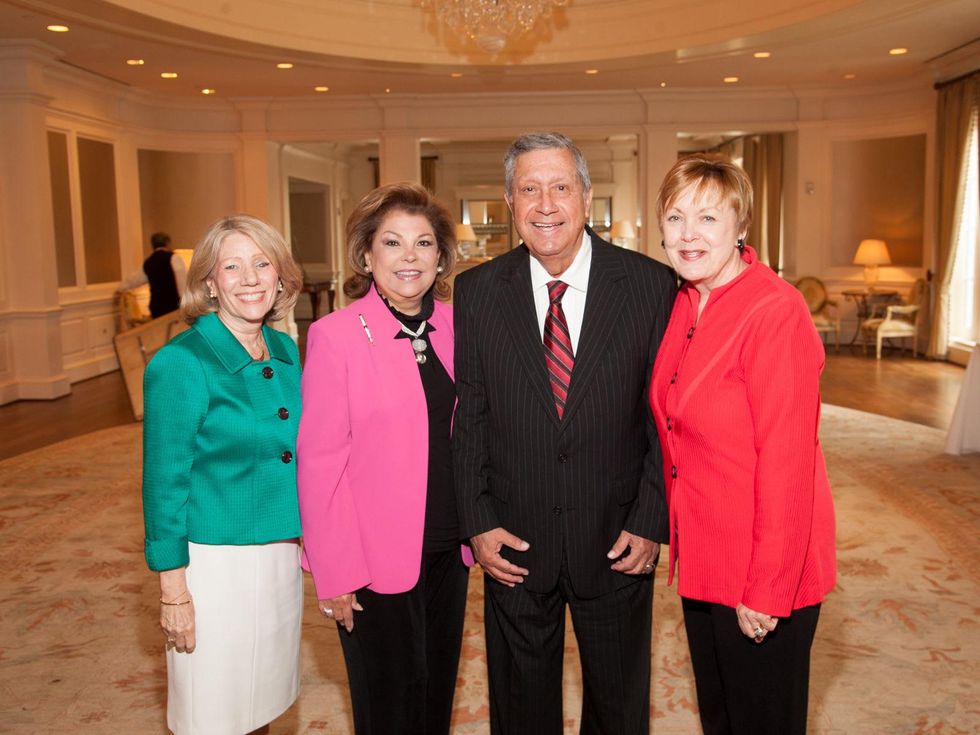 36 Cathy Garcia-Prats, from left, Irene and Lupe Fraga and Nyla Woods at Family Services 110th anniversary