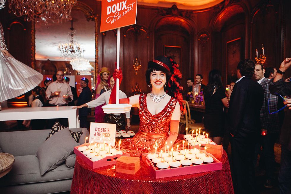 36 Cupcake girl at Rosemarie Johnson's birthday party April 2014.