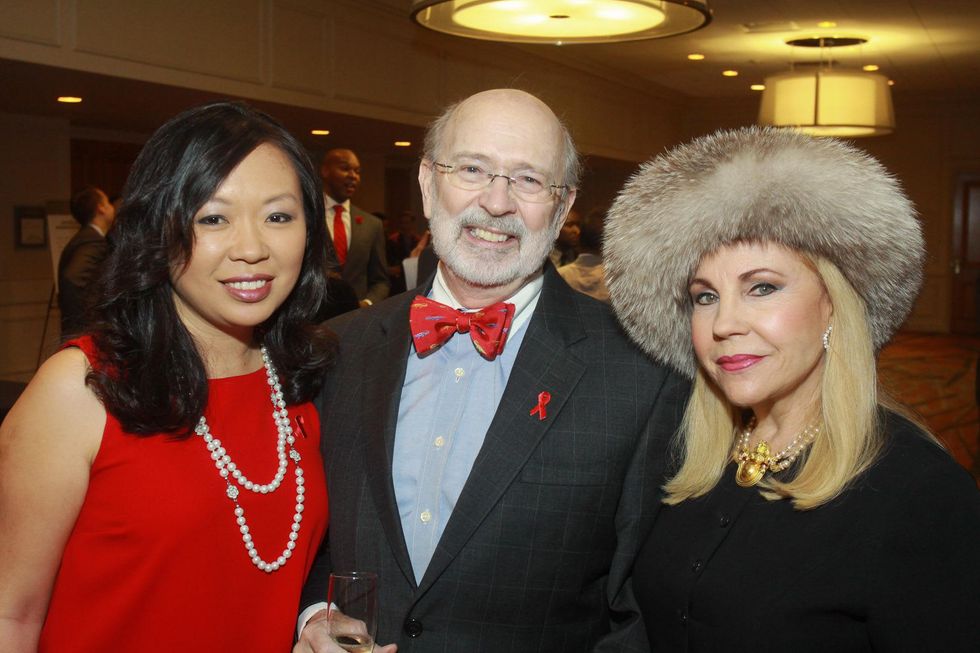 36 Mia Shay, from left, C.C. Conner and Carolyn Farb at the World AIDS Day luncheon.
