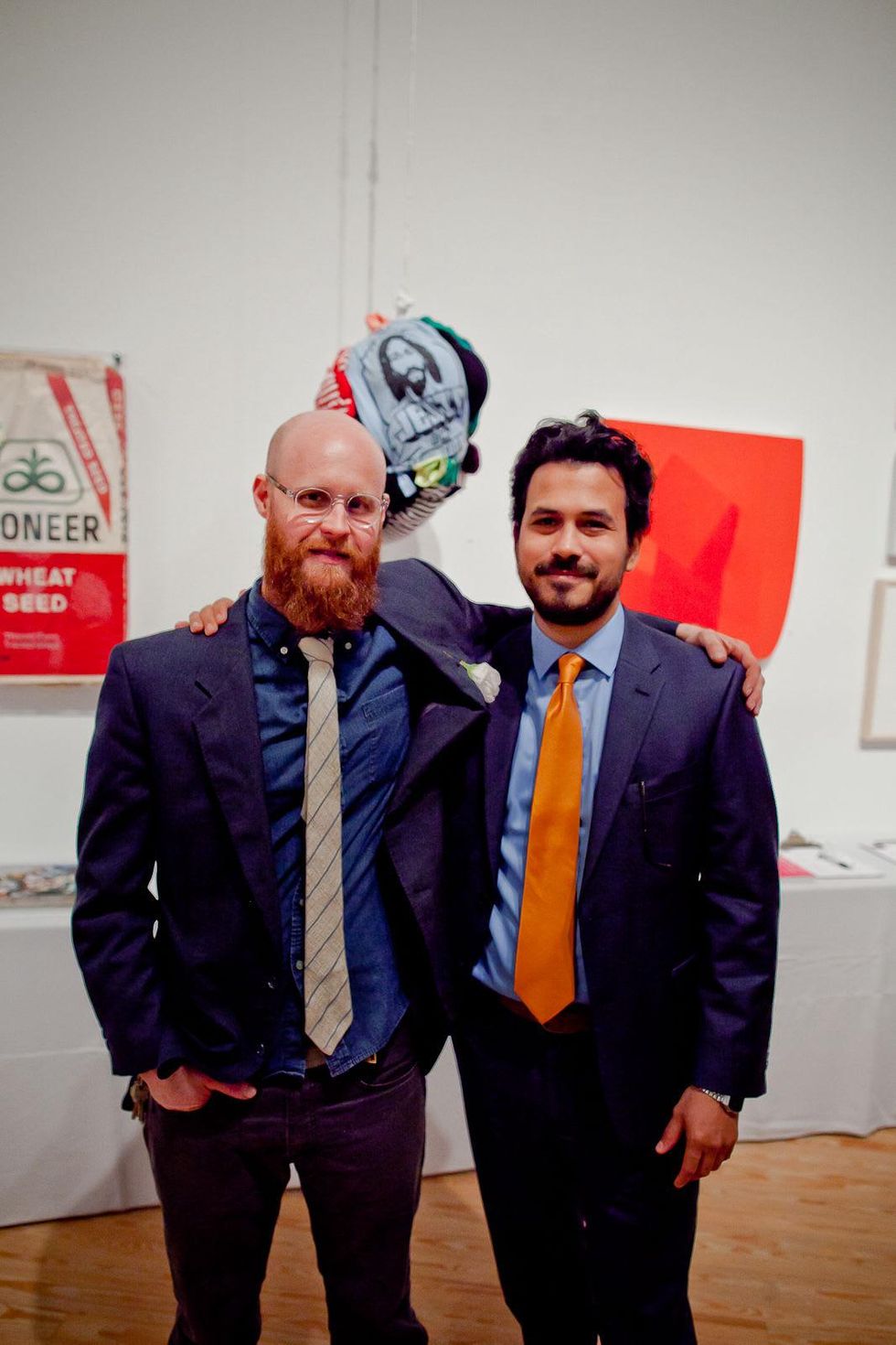 36 Patrick Renner, left, and Oscar Rene Cornejo at the CAMH Gala March 2015