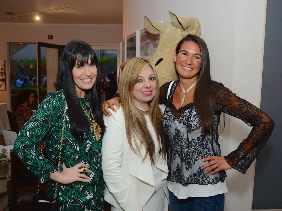 36 Tiffany Halik, from left, Karen Lix and Anne Burgot at the CultureMap Social at Gremillion and Co. Fine Art March 2015