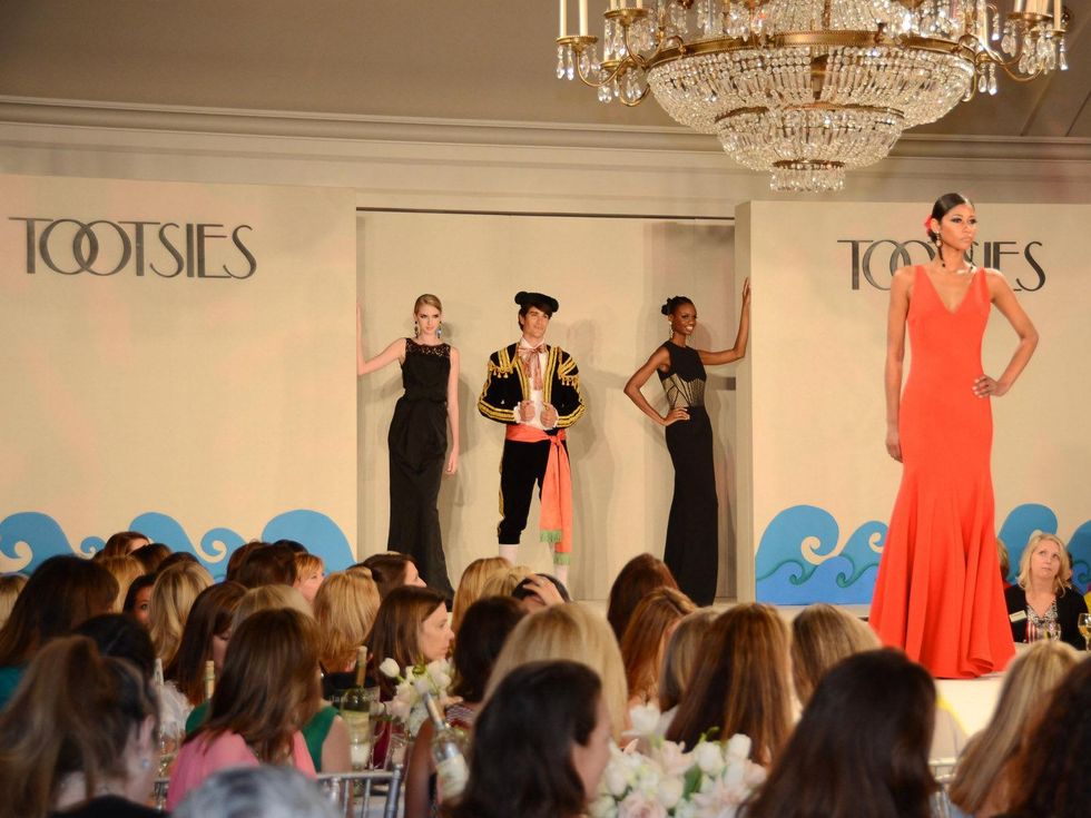 37, River Oaks tennis luncheon, April 2013 fashion show models runway