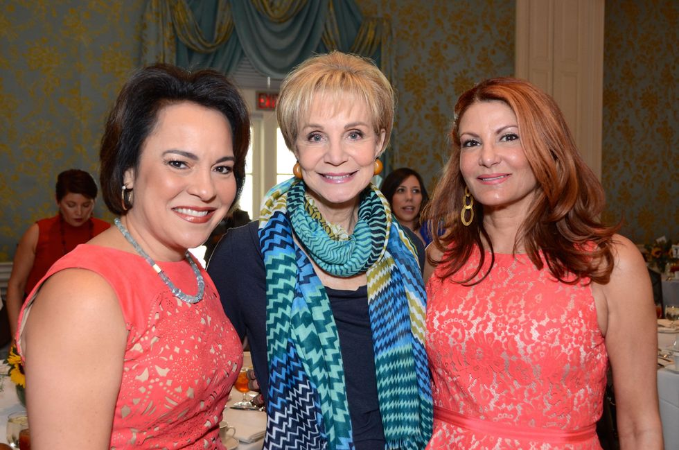 37 Rosi Hernandez, from left, Leisa Holland Nelson and Mimi Blum at the Latin Women's Initiative Luncheon October 2014