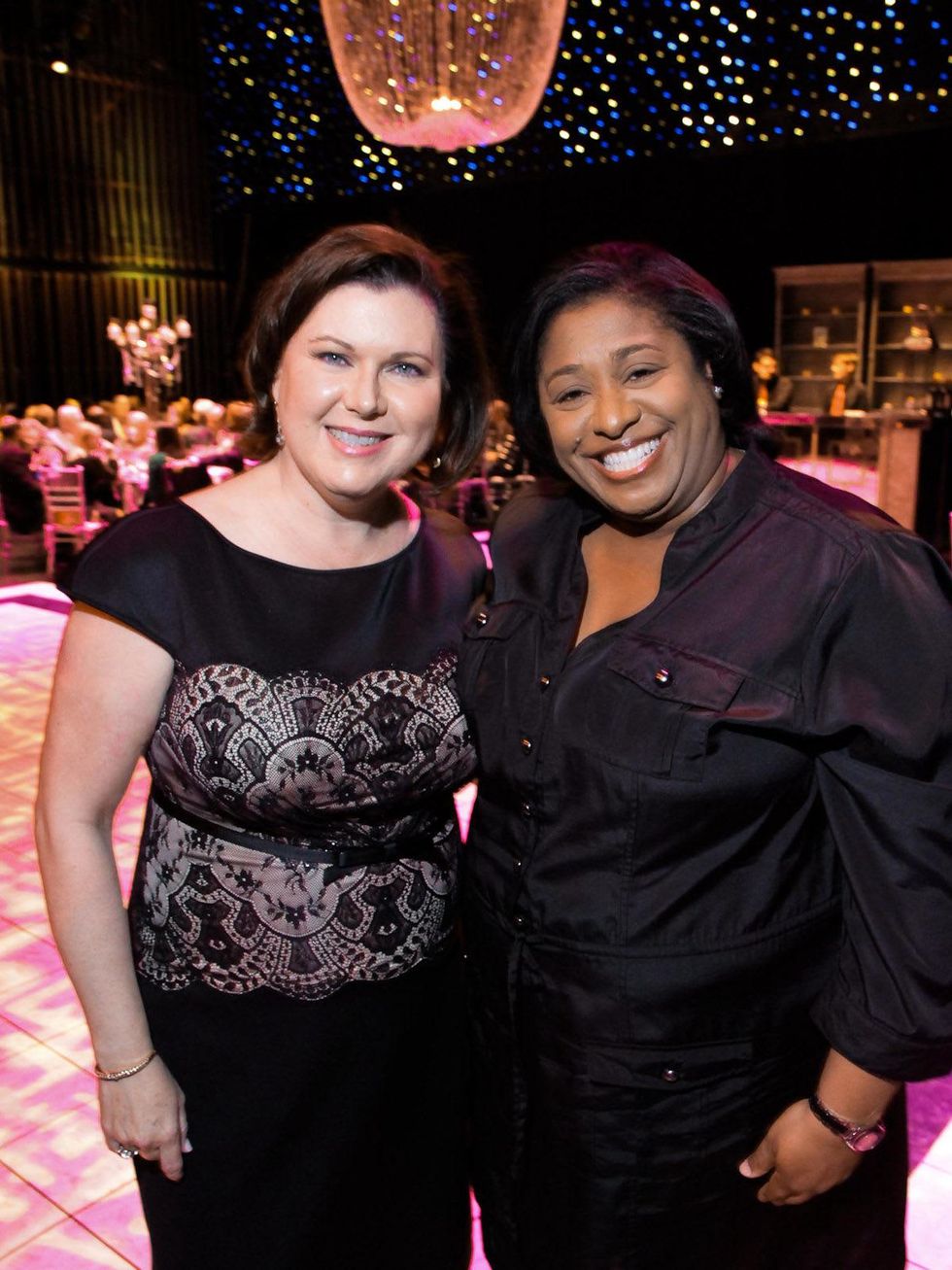 38 Shawn Stevens, left, and June Deadrick at the Miller Outdoor Theatre Gala October 2013