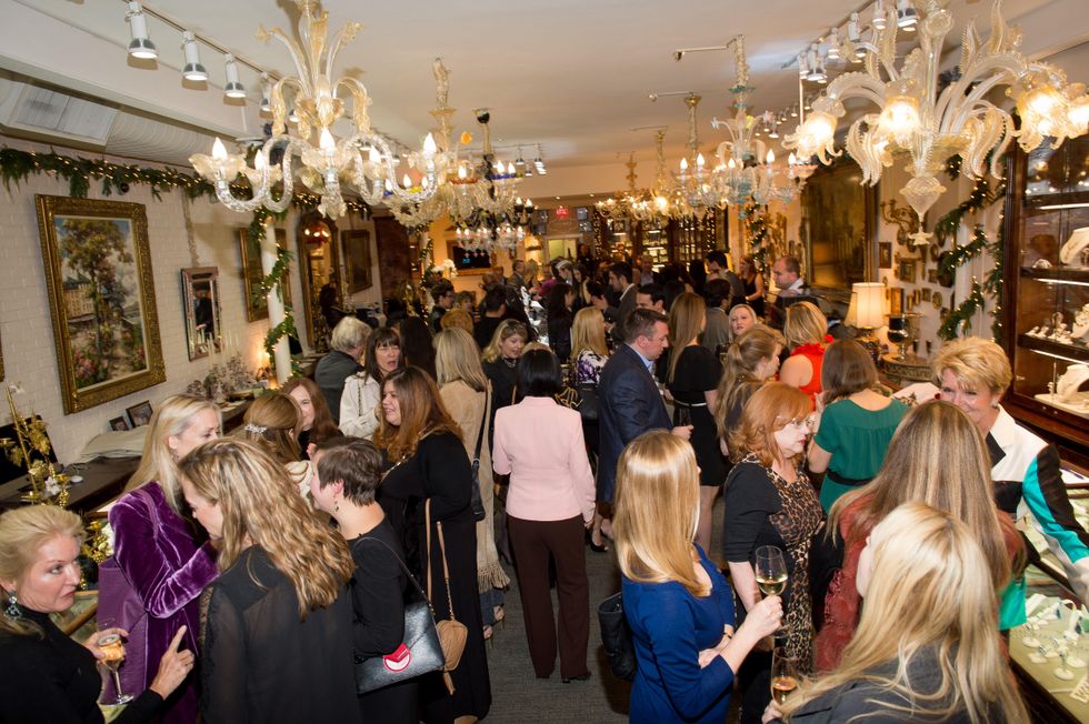 38 The crowd at the Valobra Pin Oak holiday party December 2014