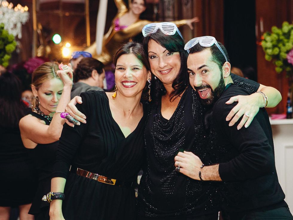 39 Estela Cockrell, from left, Alicia Smith and Fady Armanious at Rosemarie Johnson's birthday party April 2014