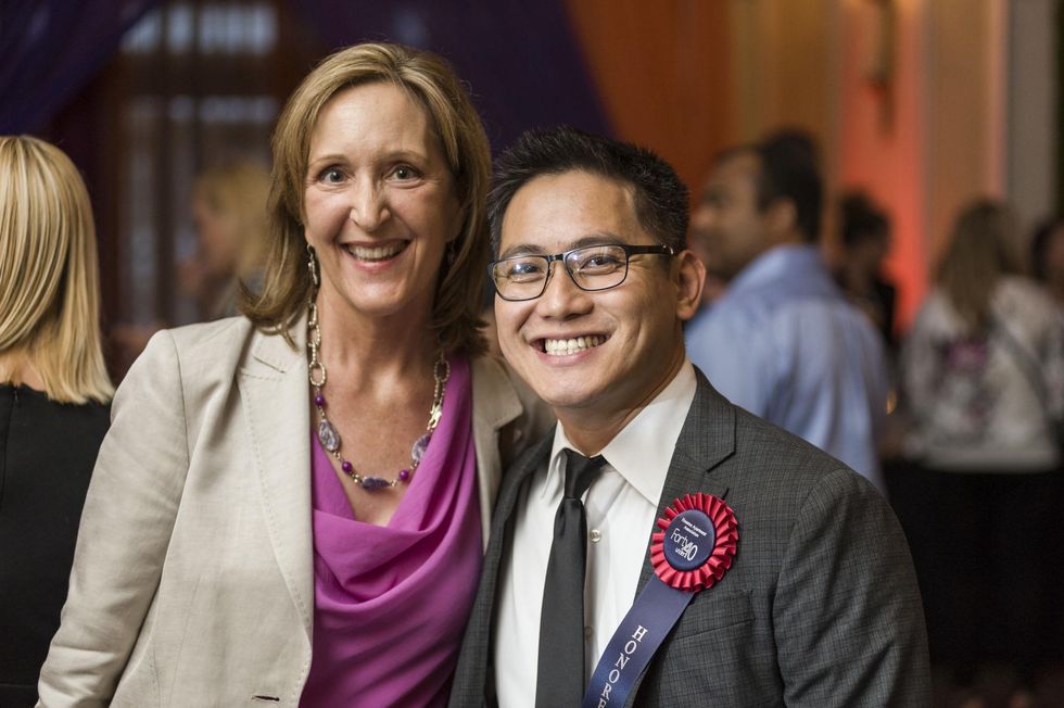 39 Jenifer Paneral and John Dang at the HAA inaugural 40 under 40 party September 2014