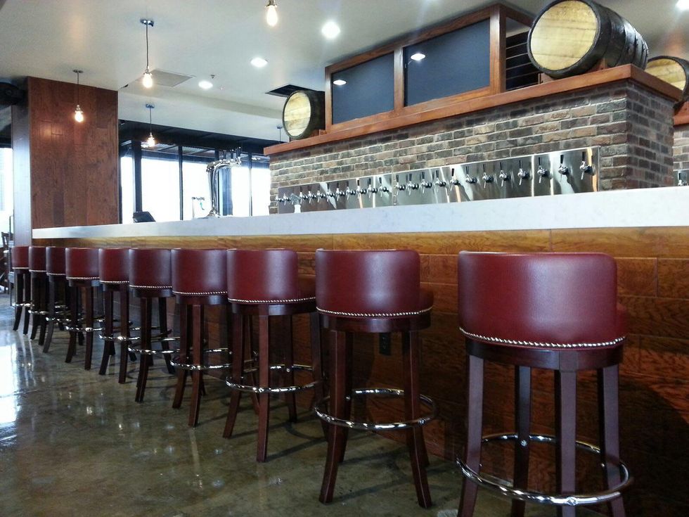 3rd Floor Bar Houston bar stools at bar