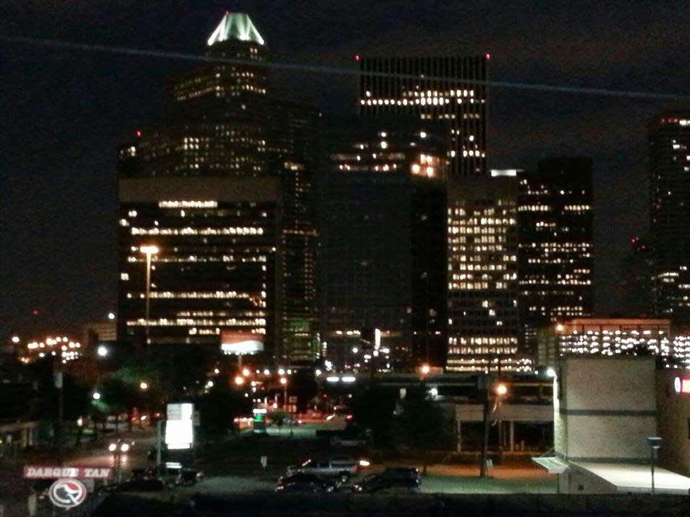 3rd Floor bar Houston view of downtown skyline
