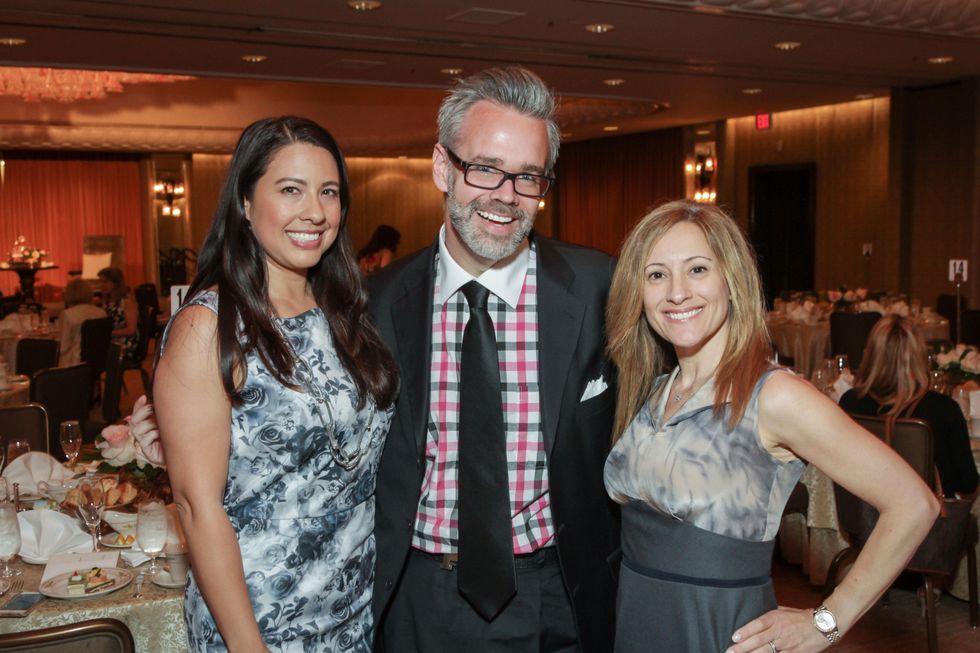 4 0340 name, from left, Michael Pearce and name at the Women's Home tea April 2015
