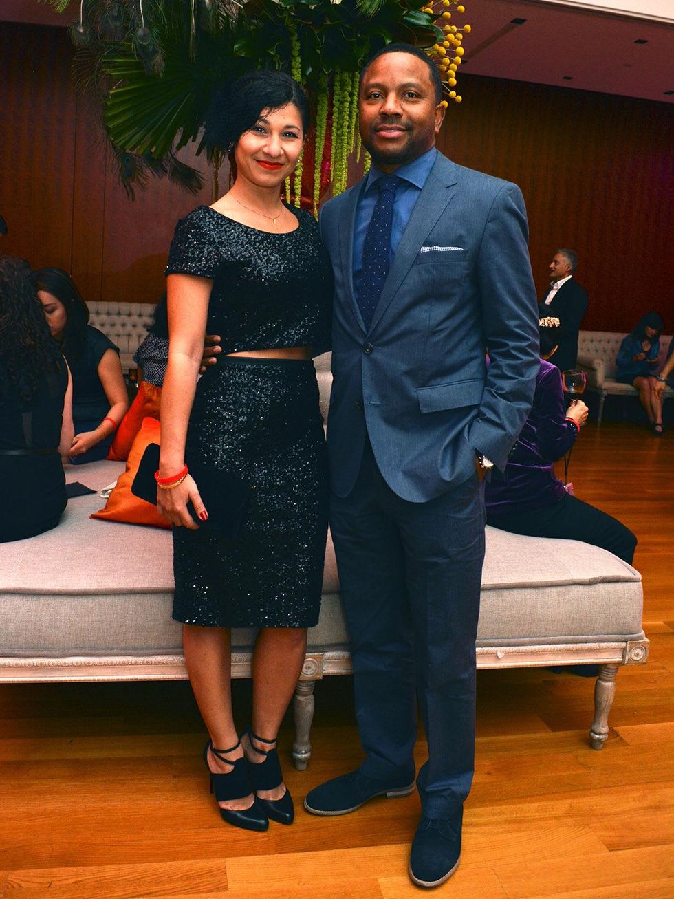 4 0585 Sehar Paz and Chris Bilton at the Asia Society Spotlight Asia party April 2014