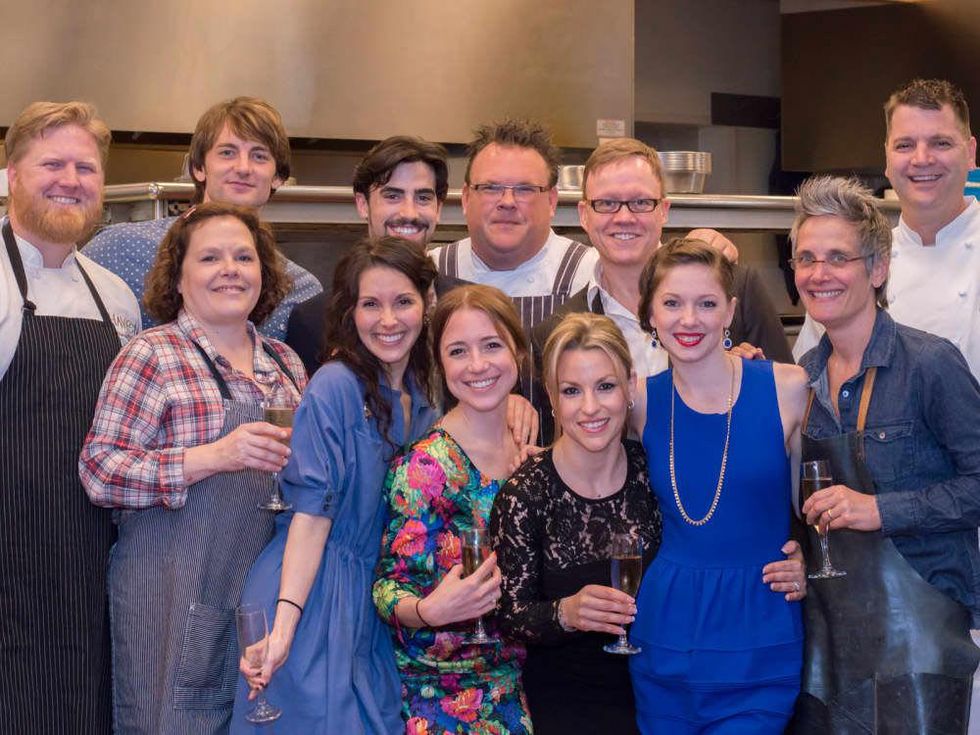 4 24 \u2013 Randy Evans, Aaron Robison, Joe Walsh, Chris Shepherd, Darrell Cass, Monica Pope, Danny Trace, Rebecca Masson, Lauren Strongin, Jessica Collado, Derith Cass, Melody Mennite at Raising the Barre April 2014