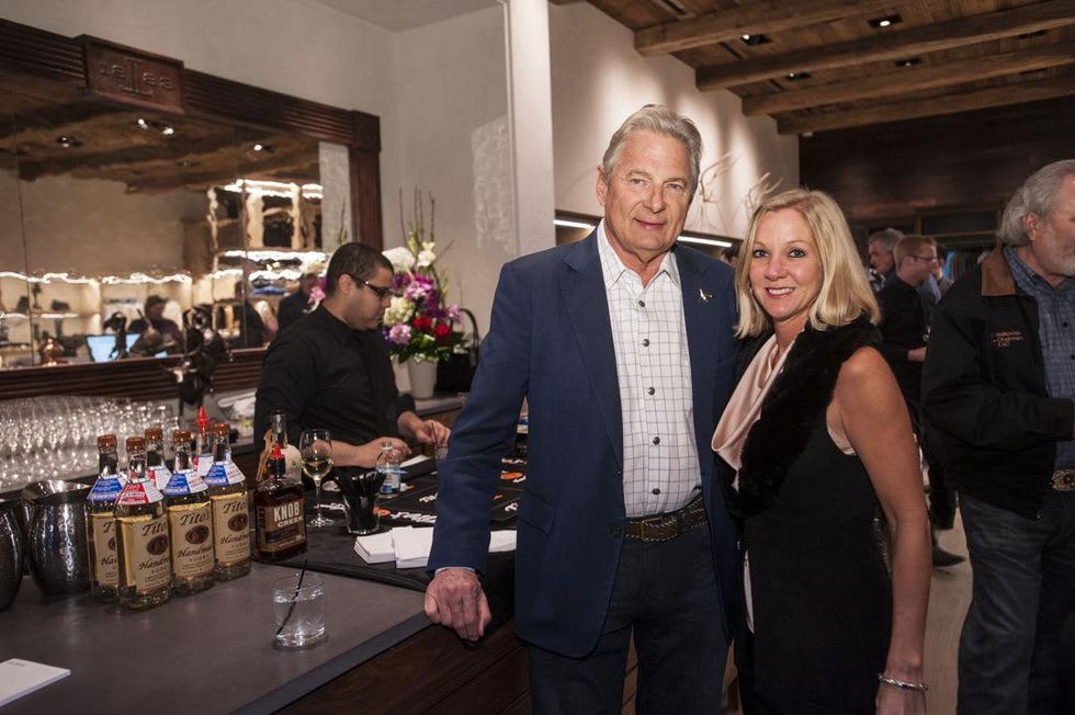 4 7670 Charles Ward and Tammy Beeson at the Lucchese Grand Opening February 2015