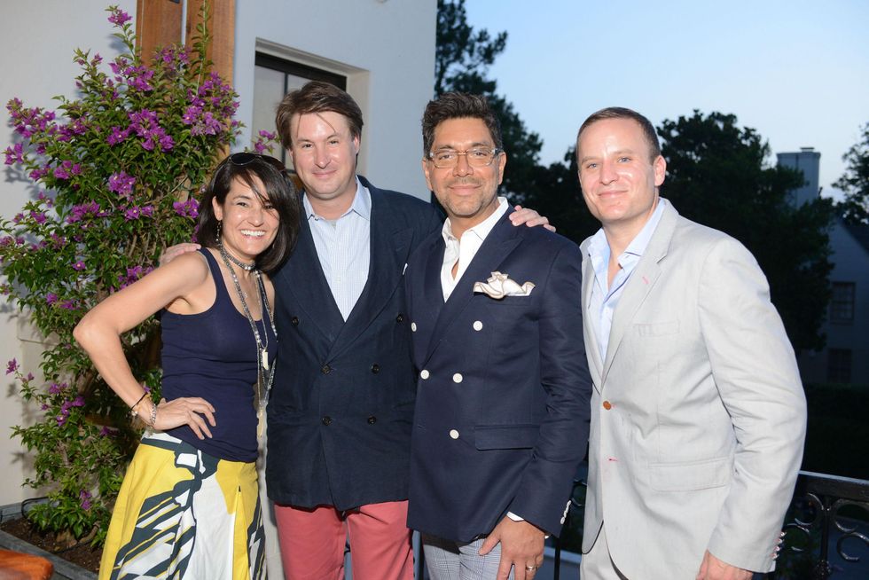 4 Amy Johnston, from left, James Sivco, Ceron and Jason Reeves at the Recipe for Success Open Kitchens kick-off June 2014
