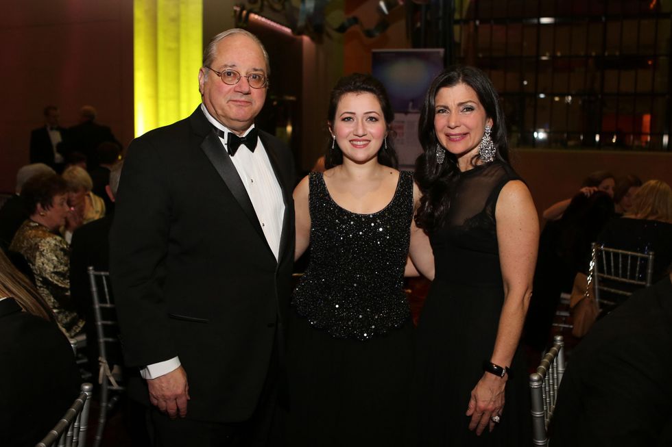 4 Anthony Petrello, from left, Mane Galoyan and Cynthia Petrello at the HGO Concert of Arias February 2015
