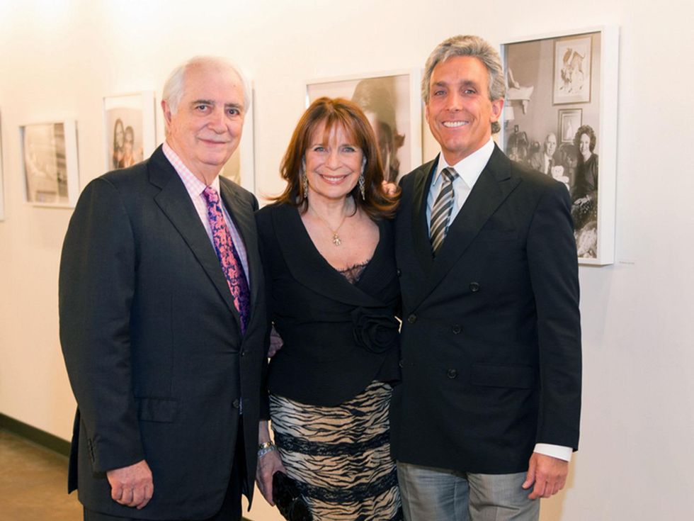 4 Bill Rolnick, from left, Nancy Ellison and Charles Cohen at Fall Market May 2014