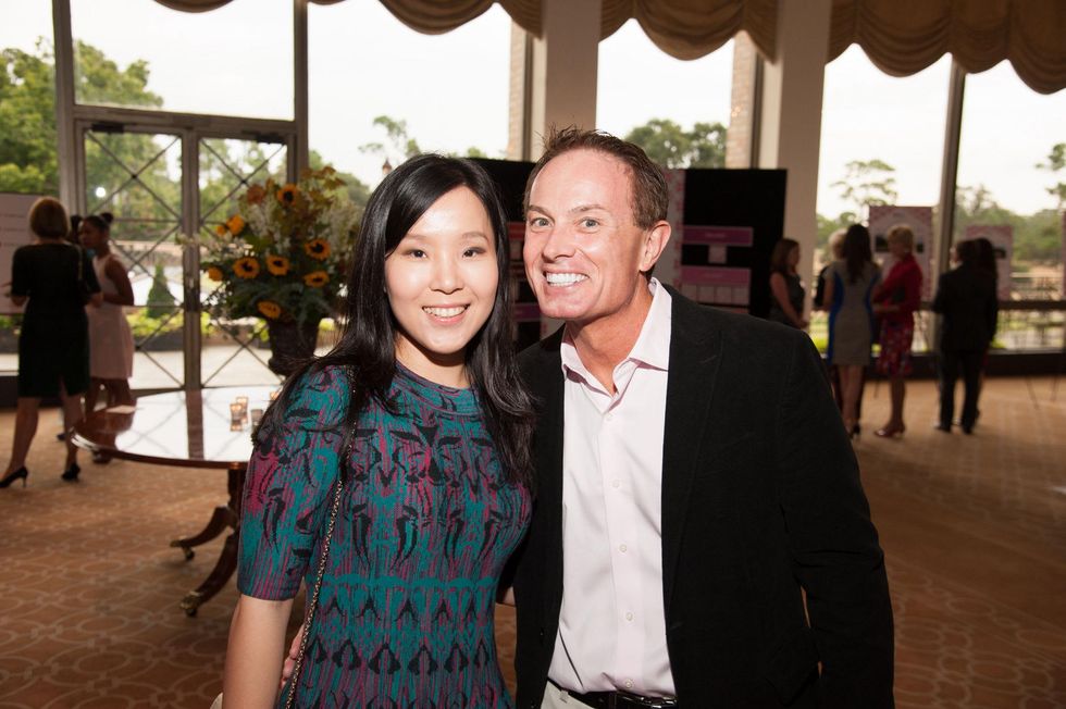 4 Catherine and Dr. John Higgins at the Houston Heart Ball Kickoff at River Oaks Country Club October 2014