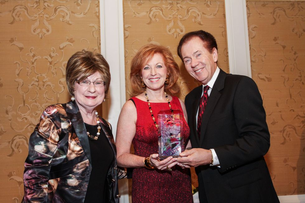 4 Cora Sue Mach, from left, with Nancy and Hans Strohmer at the Moores School of Music Luncheon November 2014