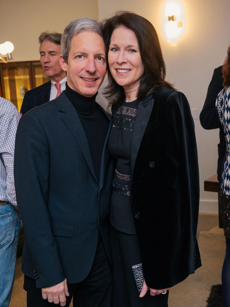 4 Craig Lidji and Delise Ward at the Lynn Goode Vintage opening reception March 2014