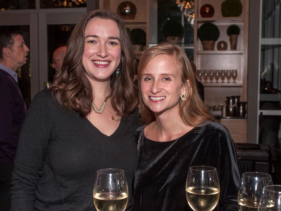 4 Cynthia Conner, left, and Kirsten Gray at the Bruce Munro VIP reception at Discovery Green November 2014