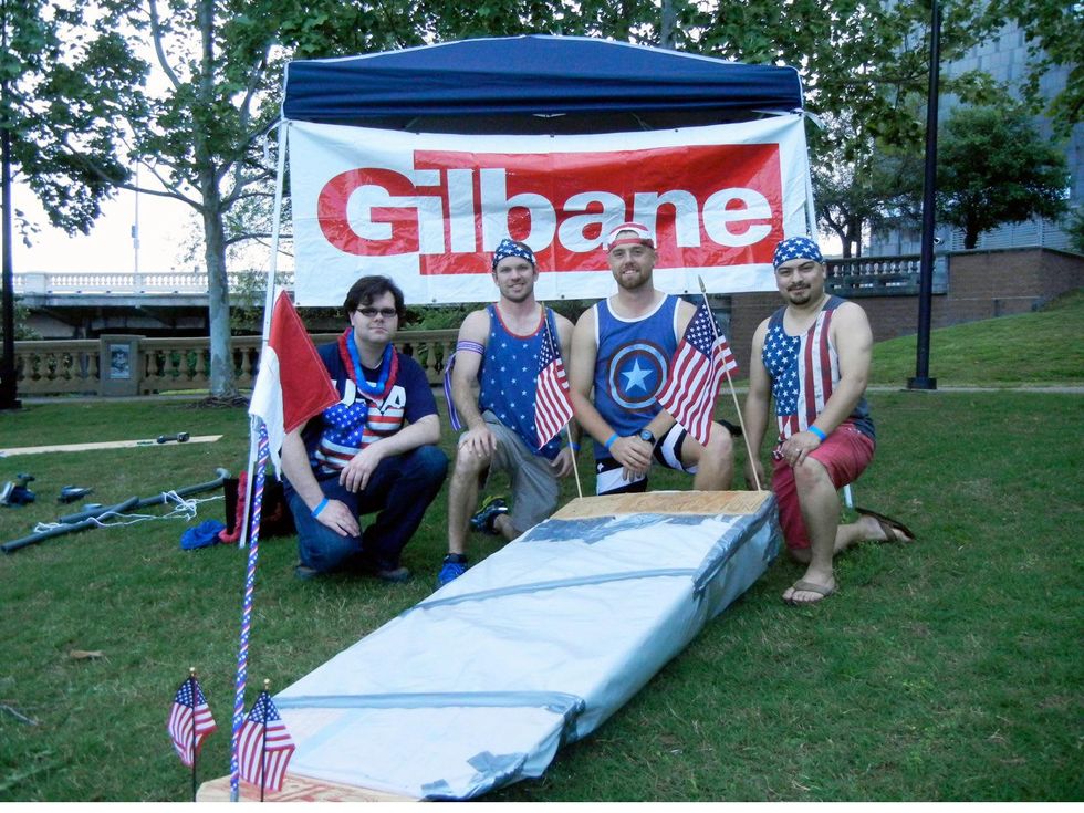 4 Dylan Sims, from left, Sean Carney, Michael Digman and Omar Garcia at Anything That Floats 2014