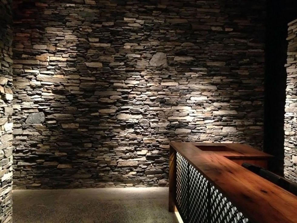 4 Fish & The Knife Sushi Bar and Lounge February 2014 interior wall