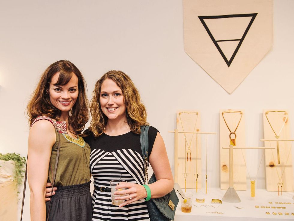 4 Houston Design Fair kick-off party April 2013 Jessica Knapp, Megan Pardy