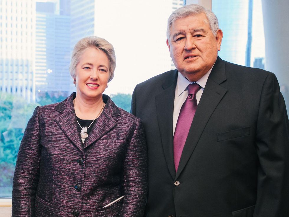 4, iFest party April 2013 Mayor Annise Parker, Robert Navarro