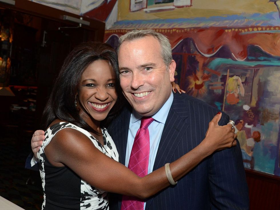 4 Jacquie Baly and Jason Fuller at the Fox 26 RoundUP Launch February 2014