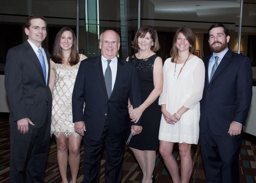 4 Jeff and Caroline Shaddix, from left, James and Mallory Shaddix, Sheila Ogden and John Shaddix at the Spring Branch Education Foundation Gala October 2014
