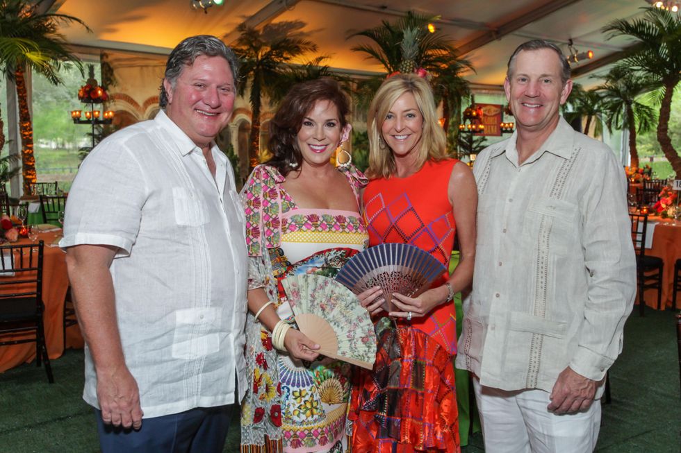 4 Jim and Cherie Flores, from left, and Robin and John Wombwell at Trees of Houston Root Ball March 2015