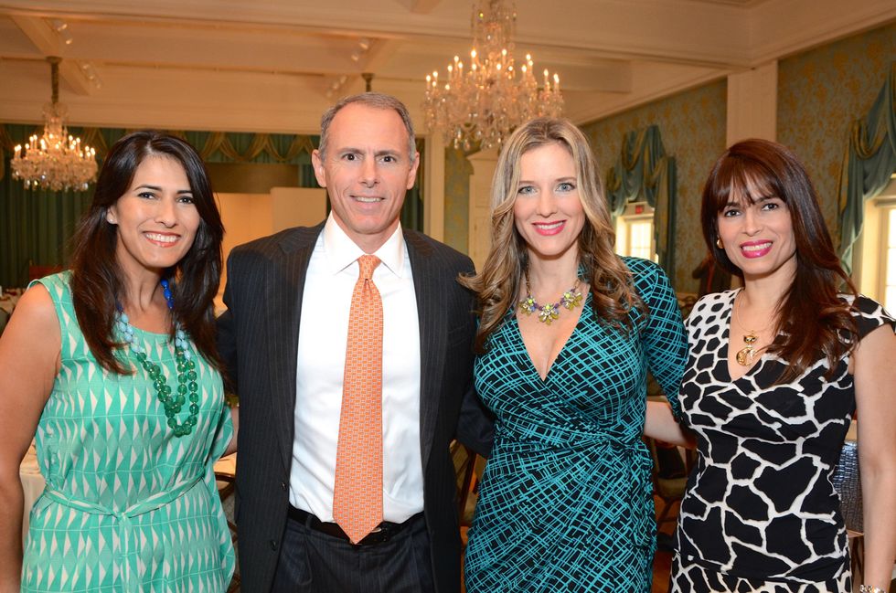 4 Marianellys Noble, from left, Paul Posoli, Sally Lechin and Karina Barbieri at the Latin Women's Initiative Luncheon October 2014