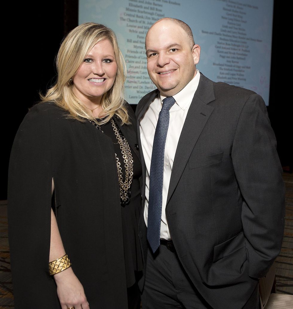 4 Meredith Riddle Chastang and Patrick Chastang at Bo's Place luncheon February 2015