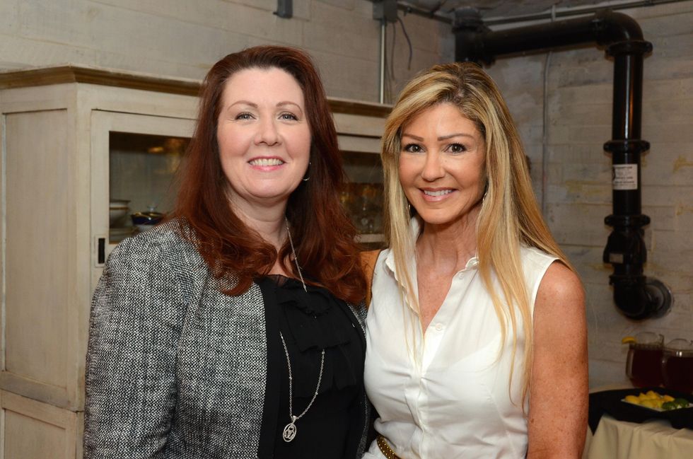 4 Michelle Coopwood, left, and Patti Murphy at the Corner Table business lunch July 2014