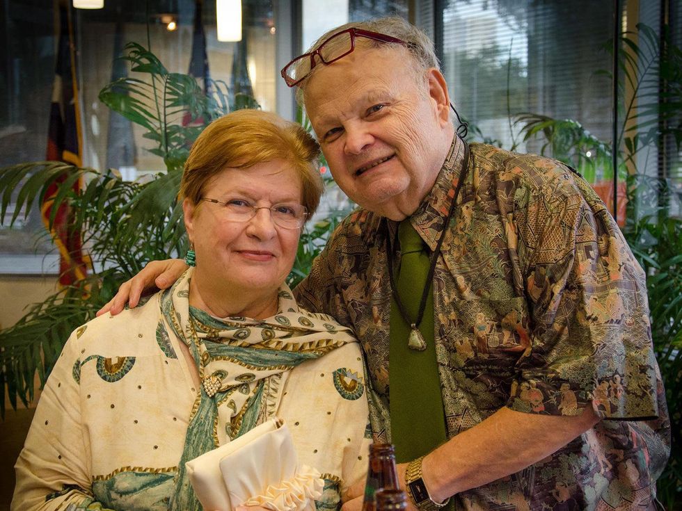 4 Opera in the Heights party September 2013 Eloise Bereds and William Nettles