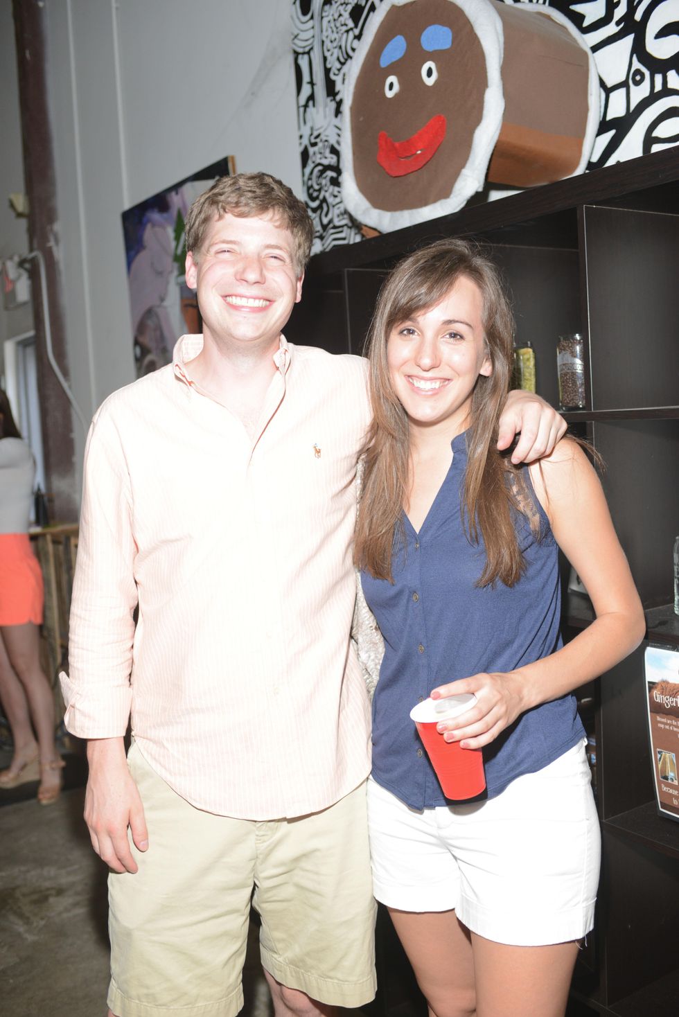 4. Robert Wilson and Linessa Zuniga at the Bayou Preservation Association Herons party June 2014