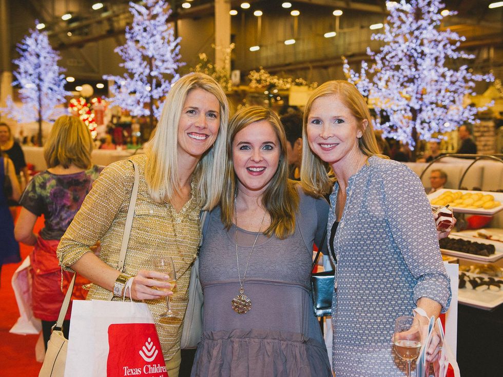 4 Shannon Michaelis, from left, Wendi Junod and Emily Voorhees at the Nutcracker Market preview party November 2013