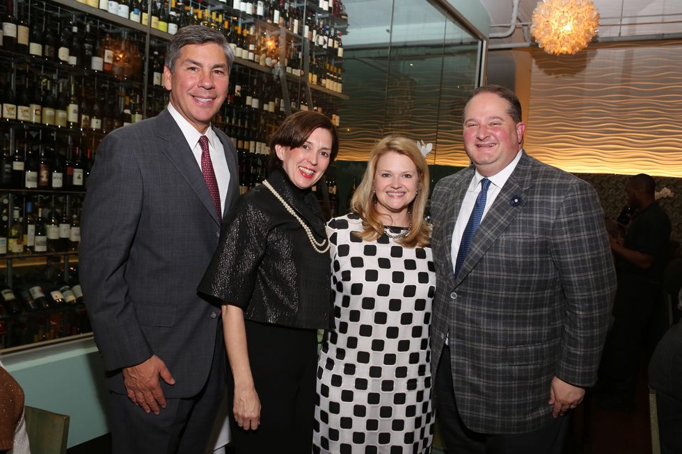 4 Thad and Sarah Dameris, from left, and Beth and Greg Looser at TUTS' Vine & Dine November 2014