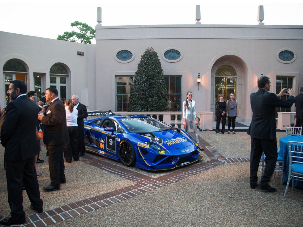 4 The venue at Riezni at the Lamborghini party September 2014