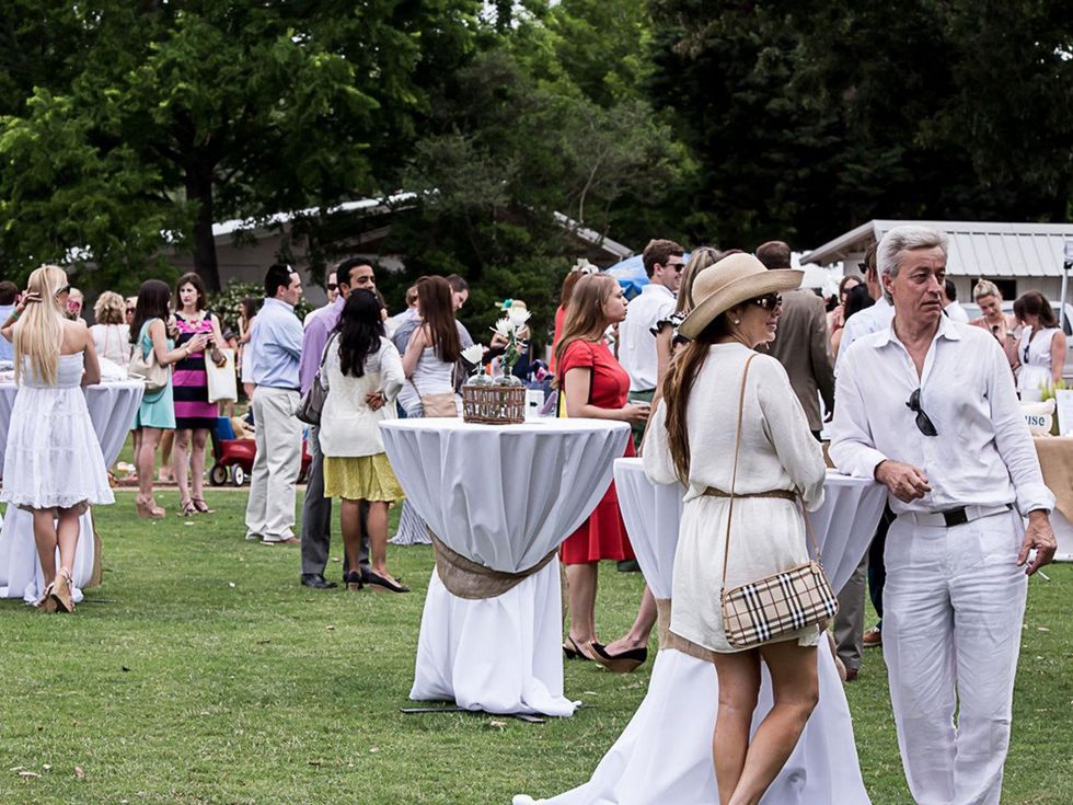 4 The venue at the Yellowstone Academy polo party April 2014