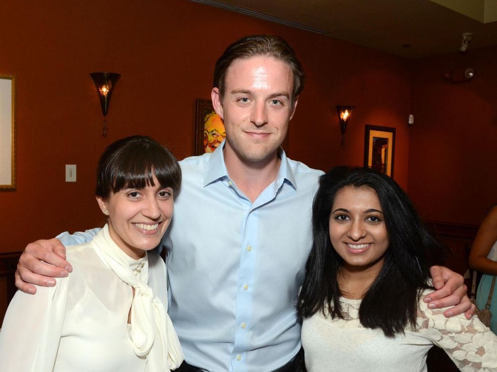 4 Urban Green happy hour August 2013 Venessa Hinojosa, William Fitzgerald, Gira Desai